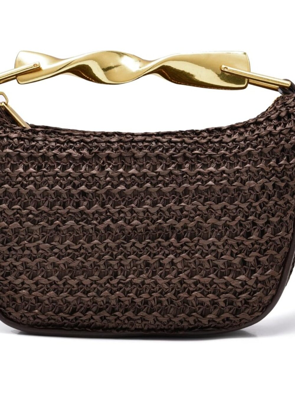 Mini Straw Clutch Purses for Women Evening Woven Crossbody Shoulder Handbag